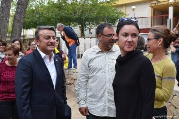 Chulvi con Elena Roig y Camprubí