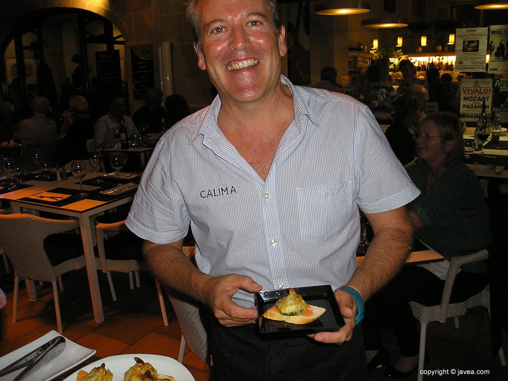 Claudio del Rte. Calima ganador de la "IV La Mar de Tapas"