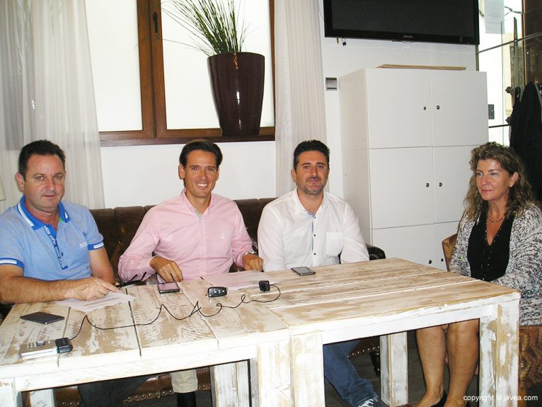 García, Cardona, Antón y Pérez en Rueda de Prensa