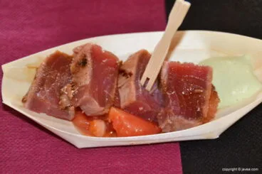 Tataki de atún rojo del Nesfor