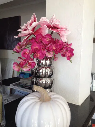 flores rosas Estudio Decor