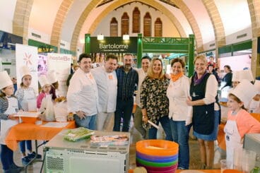 Alberto Ferruz con el equipo de Sabor de Sal