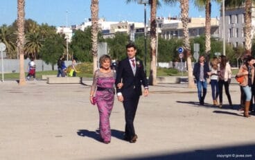 David Ferrer llegó del brazo de su madre