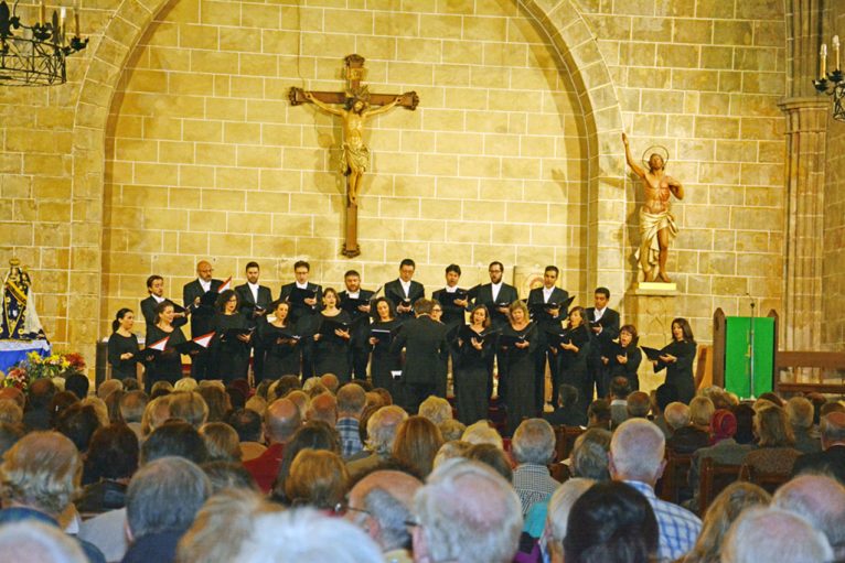El coro de la Generalitat en su concierto de Xàbia