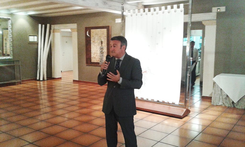 José Chulvi en su discurso