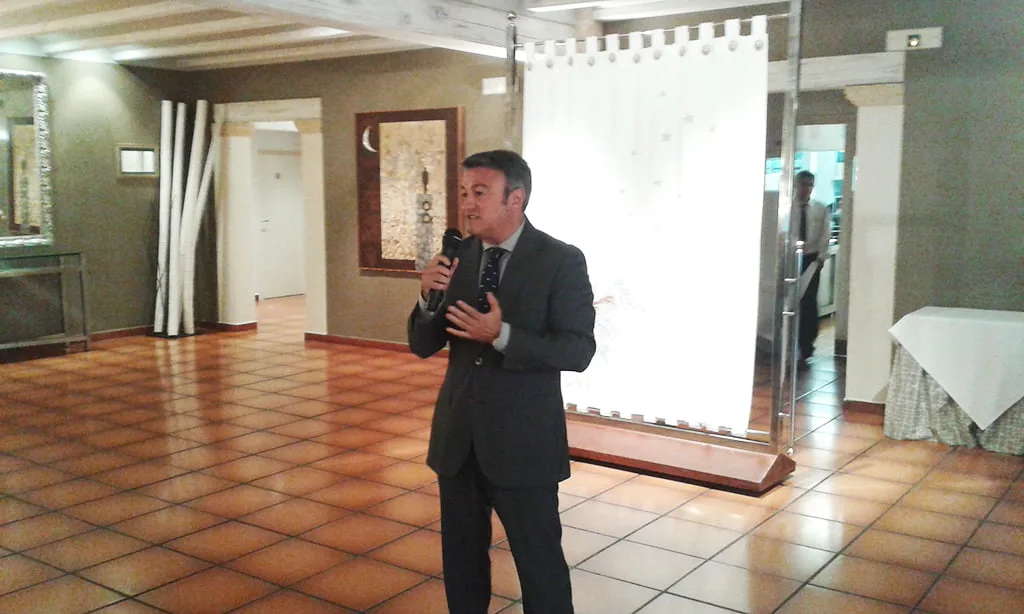 José Chulvi en su discurso
