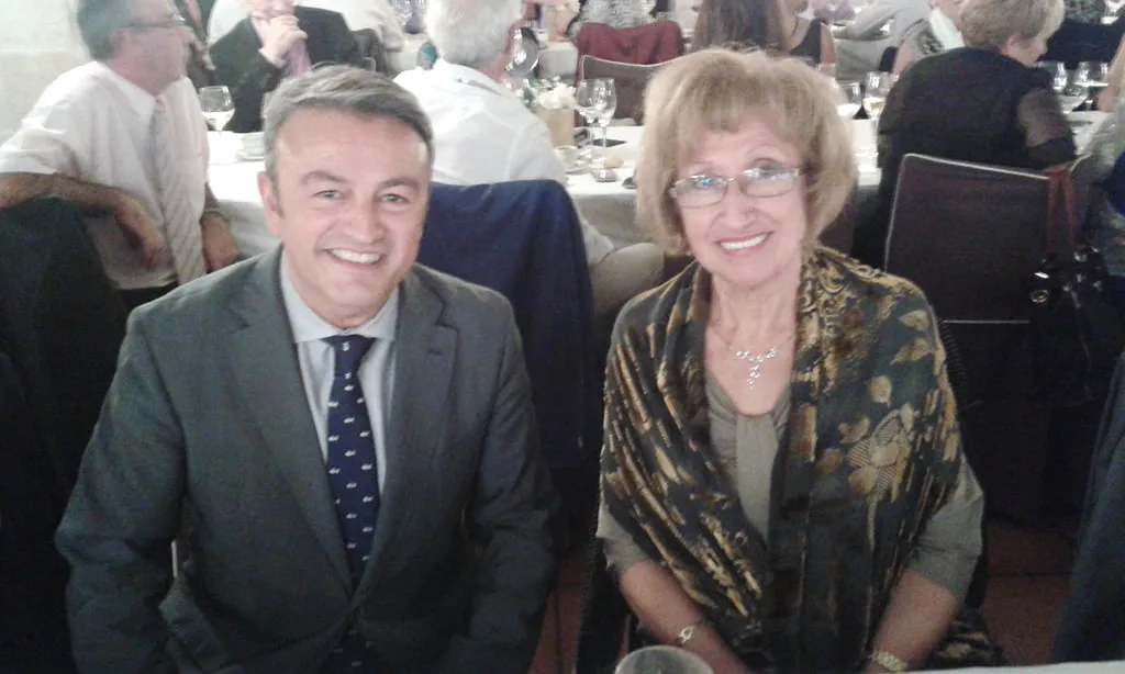 José chulvi con Tere Navarro