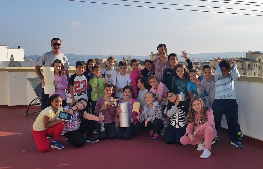 Los alumnos del Port de Xàbia en Meteoxabia