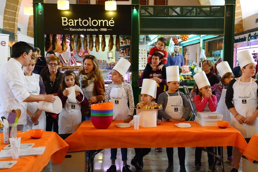 Pequeños Chef del taller de Mercatchef Xàbia