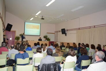 Voro Gómez en la Escola de Padres del IES Antoni Llidó