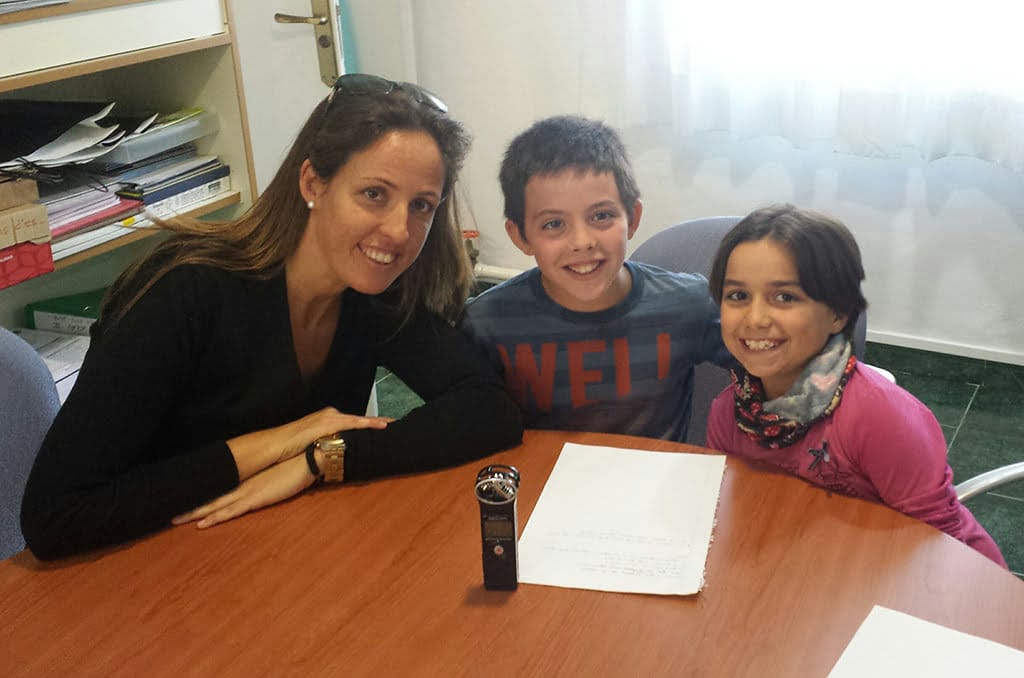Alumnos en Radio Tena