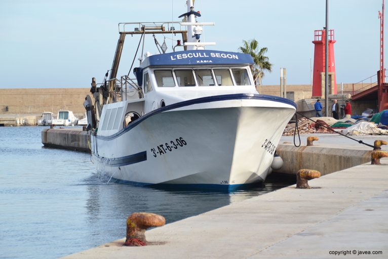 Barca de pesca de Xàbia