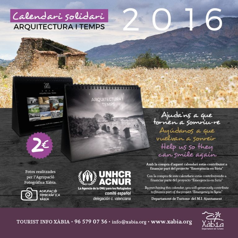 Calendario benéfico Xàbia 2016