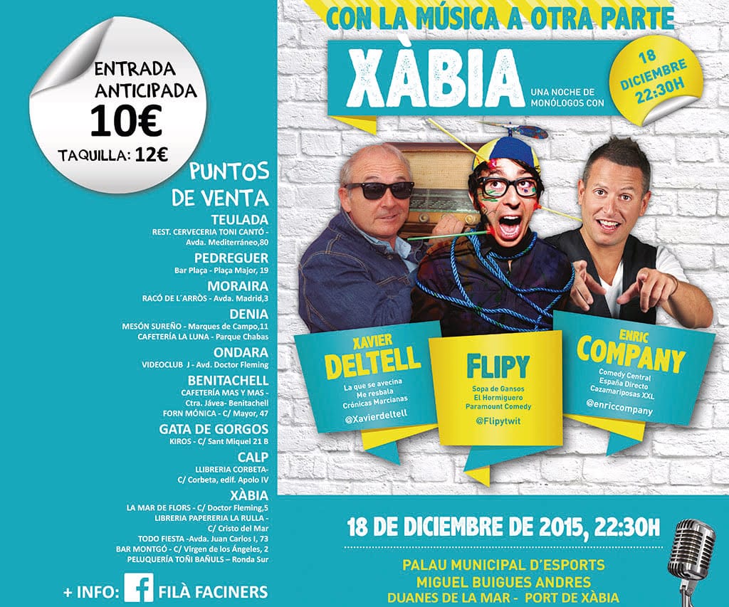 Cartel Noche de Humor Filà Faciners