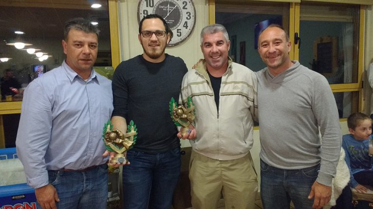 Vencedores del torneo de navidad de pelota en Benitatxell