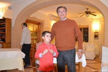 Adrián Sánchez con Joaquín Serrano