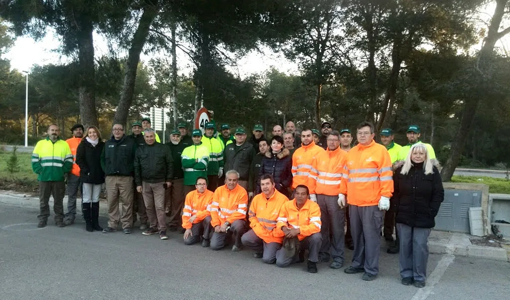 Alumnos de los talleres de empleo de Xàbia y Creama