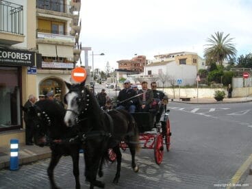 Carruaje en el desfile ecuestre