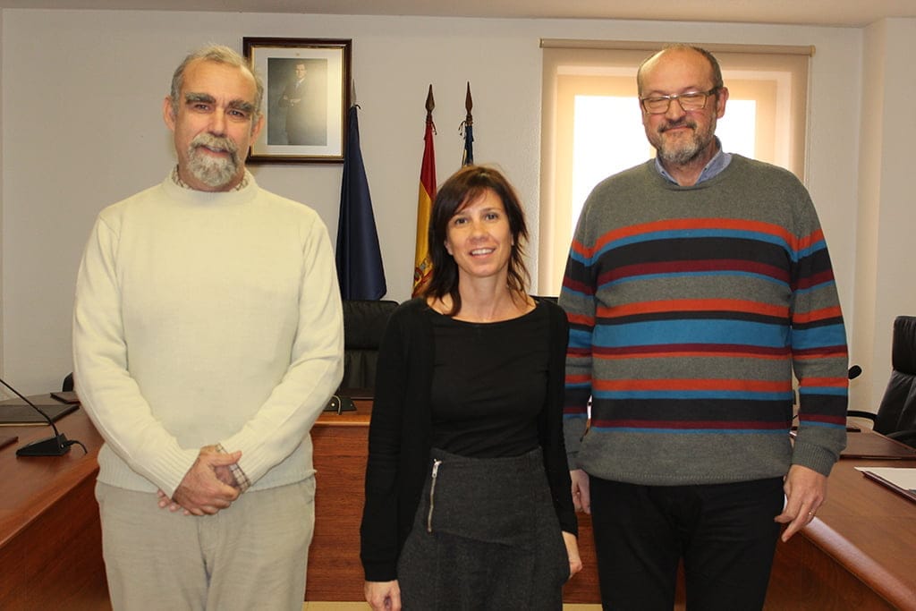 Josep Femenía con Jacinta Pastor y José Álvarez