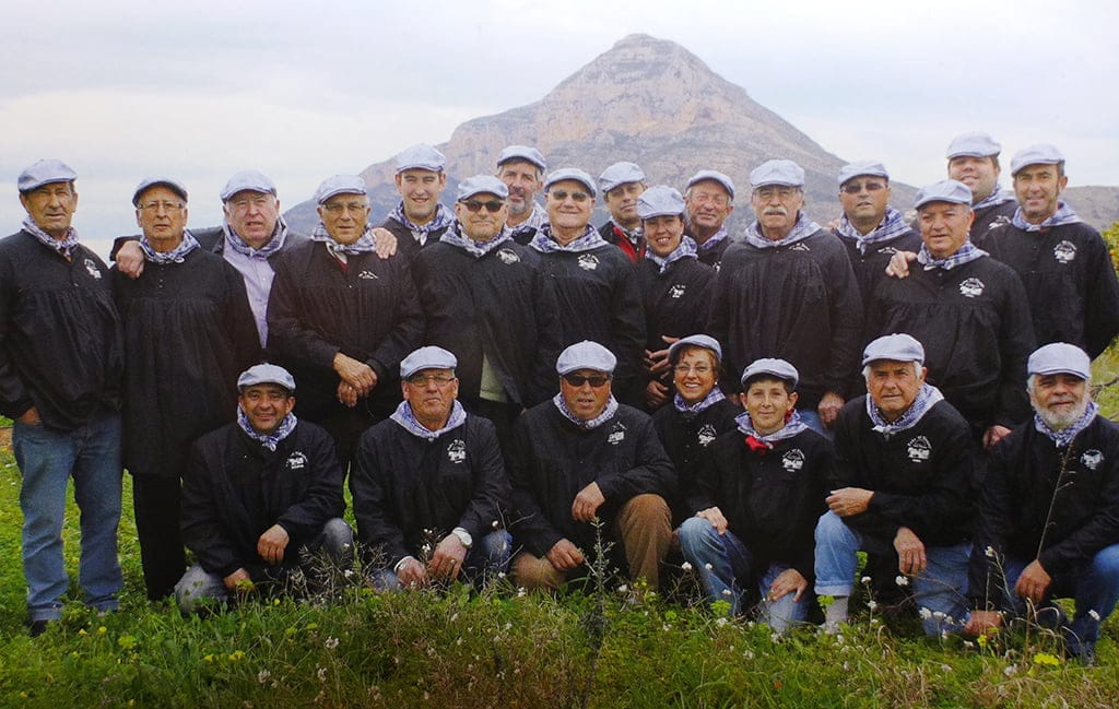 Miembros de El Tiraset de Xàbia