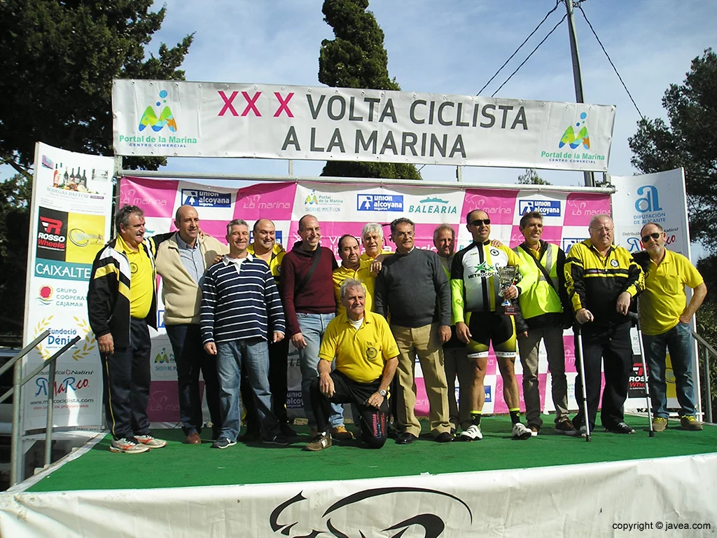 Miembros del Club Ciclista Jávea