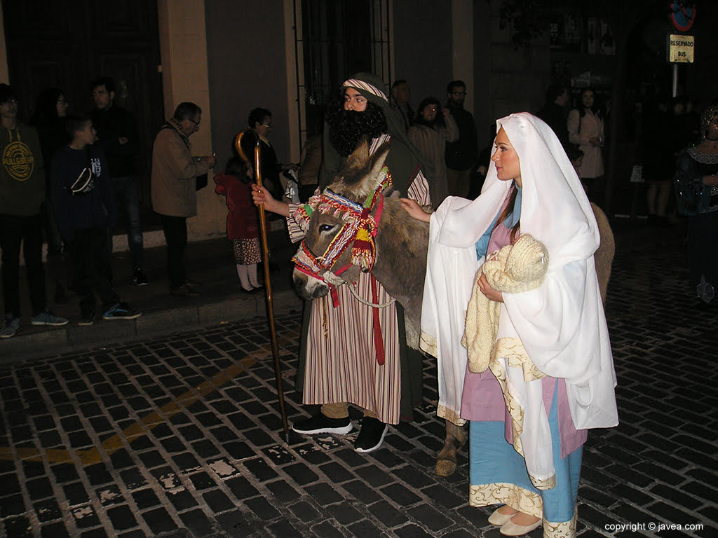 San José y la Virgen María con el niños Jesús
