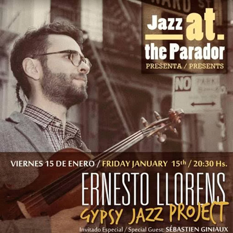 cartel Ernesto Llorens Gypsy Jazz Project