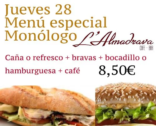 Menú Restaurante L'Almadrava