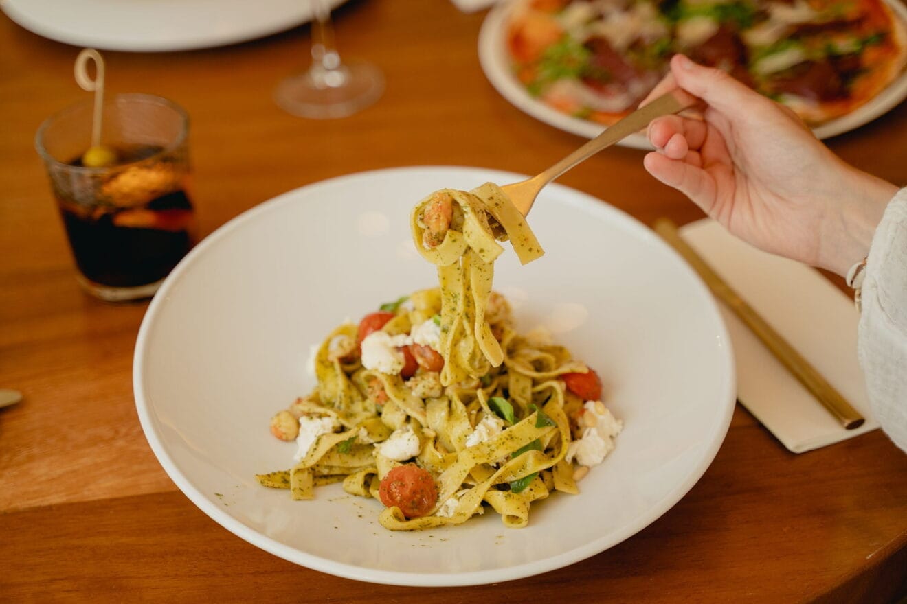 Plato de pasta Restaurante Da Giulia