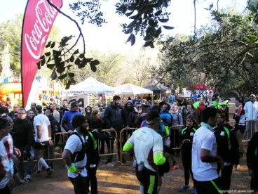 Ambiente en zona de meta