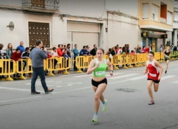 Ana González en la carrera