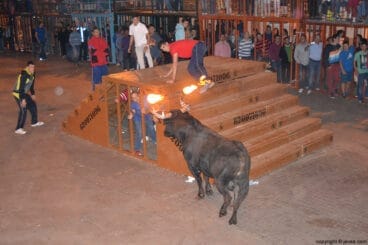 Bou Embolat Xàbia en la fiestas de Nazareno