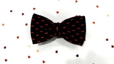 Corbata en negro de San Valentin 2016 Infinity