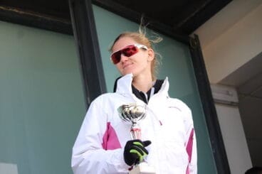 Cristina Roselló con su trofeo