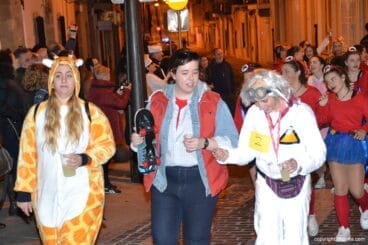 Desfilando en carnaval