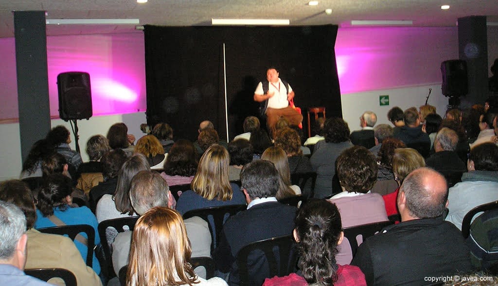 Ferrán Gadea actuando en Xàbia