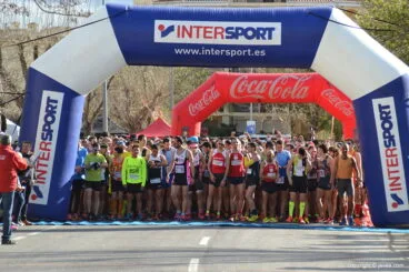 Linea de salida de la XXVII Volta a Peu Xàbia