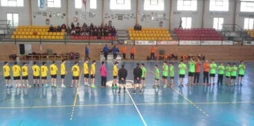 Plantillas del CH Xàbia y CB Santa Pola en Altea