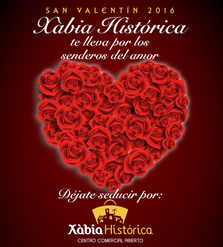 Cartel Campaña S. Valentín en Xàbia Histórica