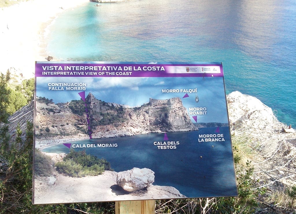 Señalización rutas turísticas en Benitatxell