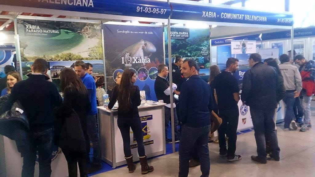 Stand de Xàbia en la Dive Travel Show