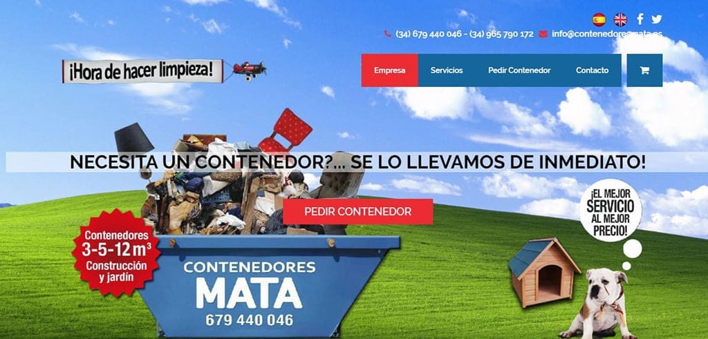 Web Contenedores Mata