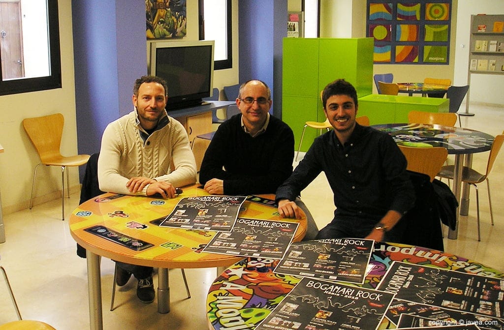 Ximo Segarra en la presentación del Bogamarí Rock