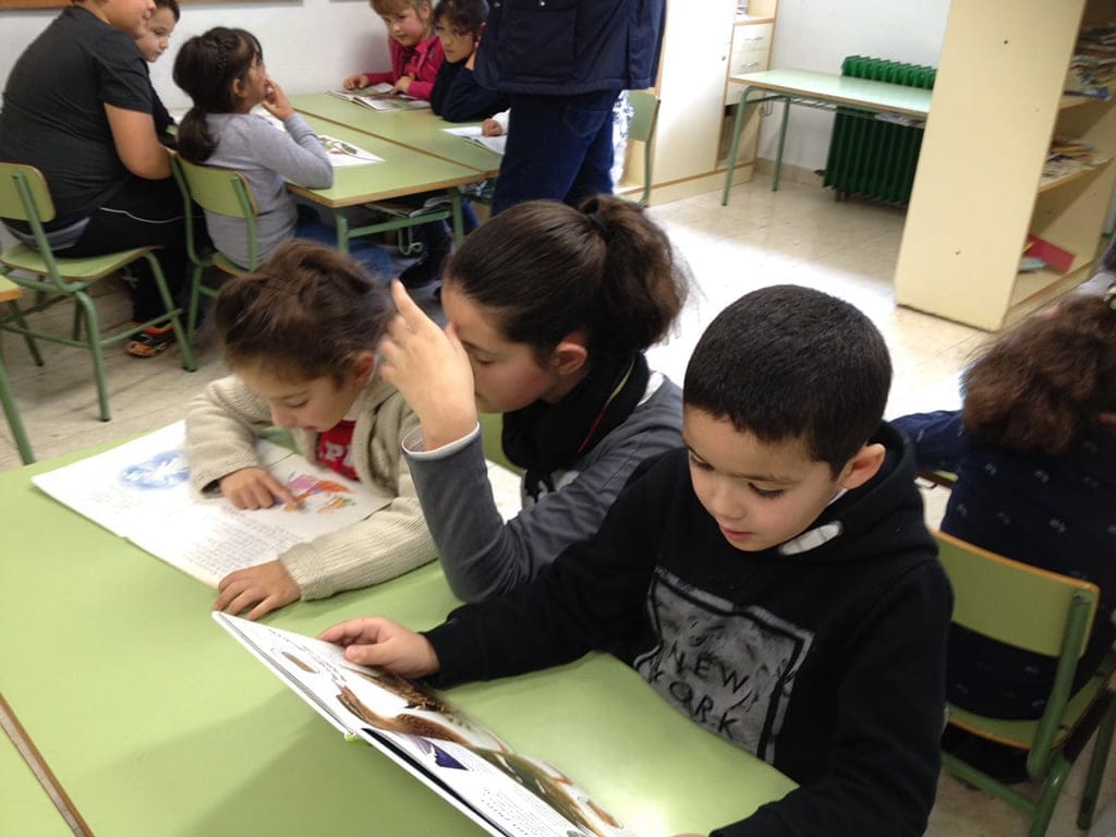 Escolares en el proyecto Tutor-Lector