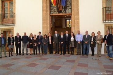 Puig con los concejales de Xàbia