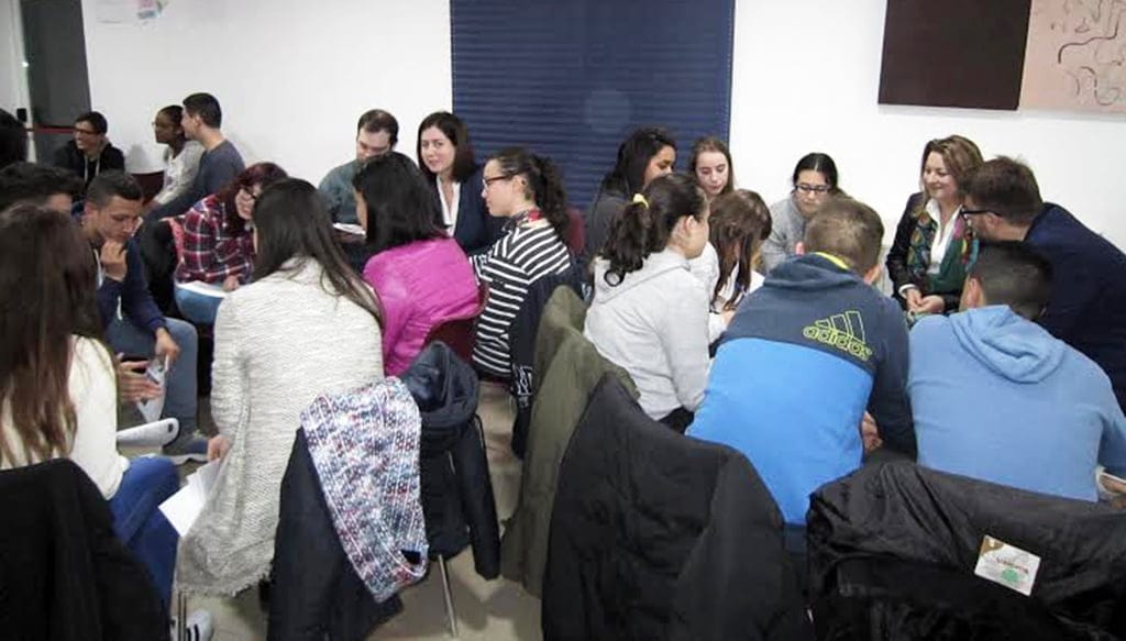 Asistentes al Taller de Masculinidades celebrado en Xàbia