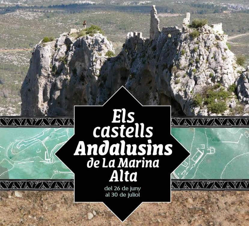 Cartel exposición «Els Castells Andalusins de la Marina Alta»