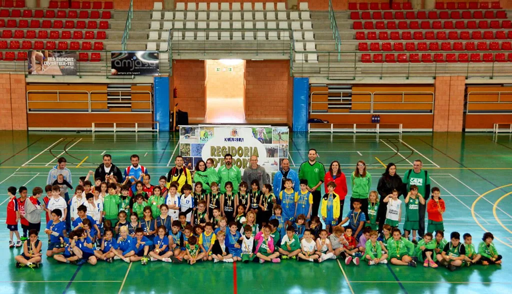 Equipos participantes en la concentración prebenjamín