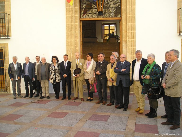Miembros del Consell Valencià de Cultura en Xàbia