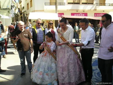 Momento de la inauguración de la Fira